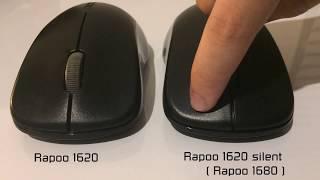 Test click silent mouse - Rapoo 1680 ( Rapoo 1620 silent )