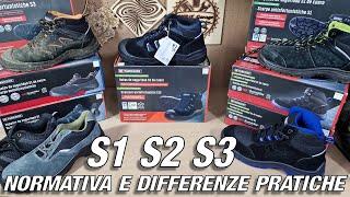 Scarpe Antinfortunistica S1, S2 o S3 ? Normativa e Differenze Pratiche Calzature di Sicurezza