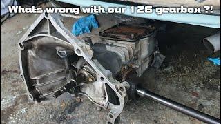 Fiat 126 synchromesh gearbox transaxle for a Fiat 500 : Picking parts