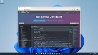 How to Install Sublime Text 4 on Windows 11