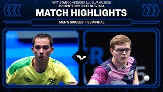 Hugo Calderano vs Alexis Lebrun | MS SF | #WTTLjubljana 2025