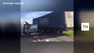 Появилось видео смертельной аварии в Алькеевском районе Татарстана