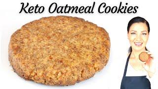 Keto No Oatmeal Cookies with just 3 Ingredients