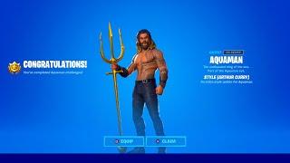 HOW TO GET AQUAMAN SKIN IN FORTNITE!