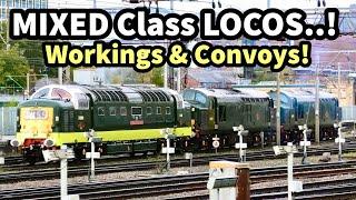 MIXED Class RARE LOCO Workings & CONVOYS..!