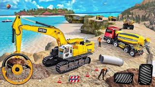 City Construction JCB Game 3D - Heavy JCB Excavator Driving Simulator - Android GamePlay