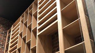 White Oak Wine Cabinets
