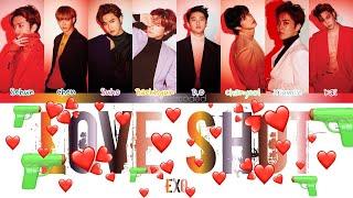 EXO (엑소) - LOVE SHOT (Color Coded Lyrics|ПЕРЕВОД НА РУССКИЙ|КИРИЛЛИЗАЦИЯ) FF2COLORCODED