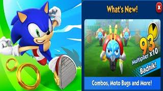 Sonic Dash gets a major update today - bringing combos, new moto bugs, dash pads and more!