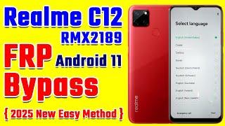 Realme C12 RMX2189 FRP Bypass android 11 without PC New Method 2025 #realme #realmec12 #frp