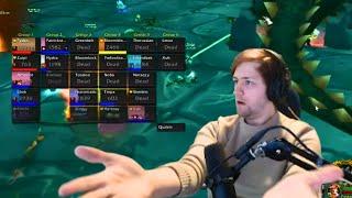 Sodapoppin Reacts to LMGD's Raid Getting Wiped!