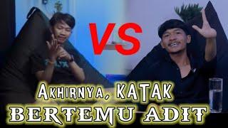 KATAK BERTEMU MUSUHNYA YANG HILANG TELAPAK TANGAN!!ADIT VS KATAK