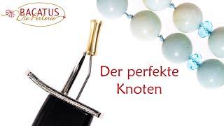 Knoten Werkzeug - superleicht Knoten binden - BACATUS Die Perlerie