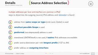 How IPv6 Source Address Selection works