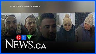 Toronto Police looking for 5 suspects targeting the elderly in ATM ‘distraction’ theft