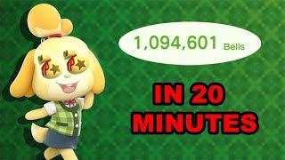 Animal Crossing New Horizons - How to Get 1 Million Bells Fast | Bells Cheat