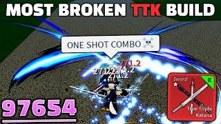 This TTK Build ONE SHOT COMBOS Anyone.. (Blox Fruits)