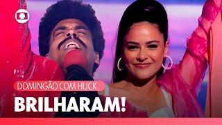 Giulia Buscacio e Marcello Melo JR. brilham na Batalha do Lip Sync!  | Domingão Com Huck | TV Globo