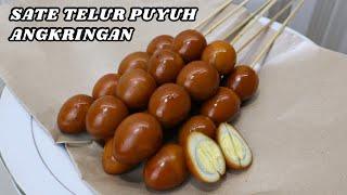 RESEP SATE TELUR PUYUH ALA ANGKRINGAN