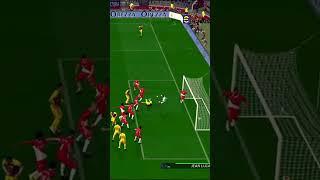 Lewandowski's goal against Monaco | PES 2017 #pes #barcelona #lewandowski