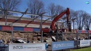 Afscheid van het stadion van HFC Haarlem, deel 5: de Westtribune