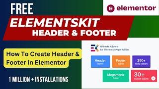 Free ElementsKit Elementor Header & Footer Builder Plugin