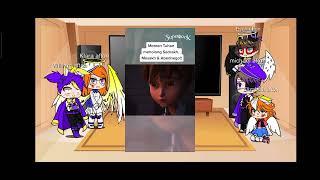 afton family react to Jesus/Kristen tik tok(gacha club')