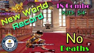 New World Record - No Deaths In King Of Gun Game Mode | Get 18 Combo | KD:54 In 3 Match |Pubg Mobile