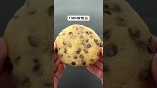 1 Minute Chico chip cookies  ⏰️ #shorts