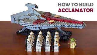 LEGO Star Wars Acclamator MOC | Building Instructions