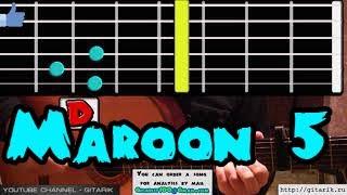 Maroon 5 - Memories Guitar lesson, music, meditation, Guitar Tutorial Chords & Lyrics