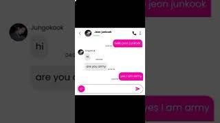 bts jeon jungkook chat with me part-1 #mybtstory  #shorts #bangtanboys