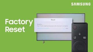 How to reset your TV | Samsung US