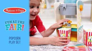 Melissa & Doug Fun at the Fair! Popcorn Play Set