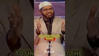 Do I need to know Arabic to understand the Quran? #shorts #debate #drzakirnaik #quran #arabic