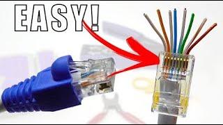 how to connect rj45 connector with cat6