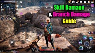 Black Desert Mobile Skill Damage & Branch Damage Guide