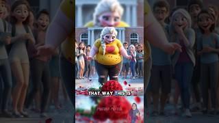 Glow Up story of ELSA - Tourner dans levide️ #princess #disney #shorts