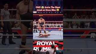 OMG  #andrethegiant stood on #alexabliss #bikini #wwe2k25 #wwe2k25gameplay #intergendermatch #w2k25