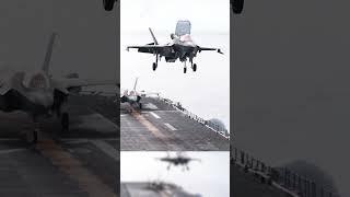 F-35 Vertical Cool Landing on USS America (LHA 6)