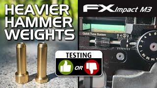 Effects of a HEAVIER HAMMER WEIGHT in the FX Impact M3