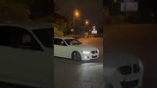 BMW F30 дрифт в ночи