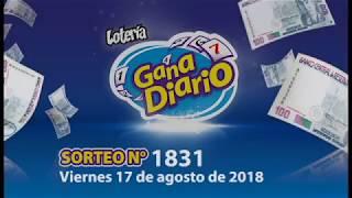 Sorteo Gana Diario - Viernes 17 de Agosto de 2018