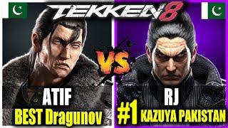 Tekken 8 BEST DRAGUNOV is ATIF? ATIF (DRAGUNOV vs RJ (KAZUYA) - Tekken 8 Replays