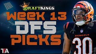 NFL DFS Week 13 GPP Picks, Values, and Stacks + Lineup Build