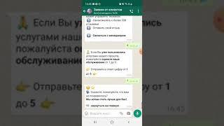 Кейс по прокату.. Чат-Бот WhatsApp-Визитка и СМС-Визитка. Автоматическая отправка после звонка.