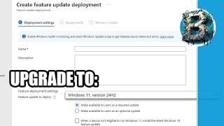 How to UPGRADE to Windows 11 24H2 Using Microsoft Intune!