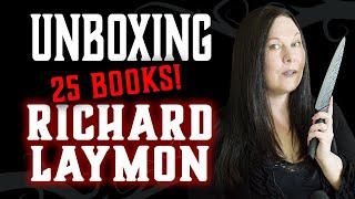 Unboxing Richard Laymon: Master of extreme horror 25 book haul!