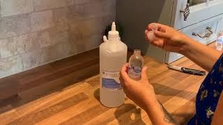 How to refill your Sterri-Clean 50ml bottle