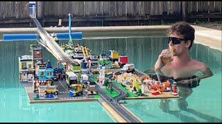 Lego Garden Train Set Ride, that's 120m / 393feet long